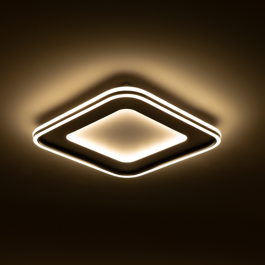 Brilagi - Candeeiro de teto LED dimerizável TRIVARO LED/88W/230V 3000-6000K 40x40 cm + comando remoto