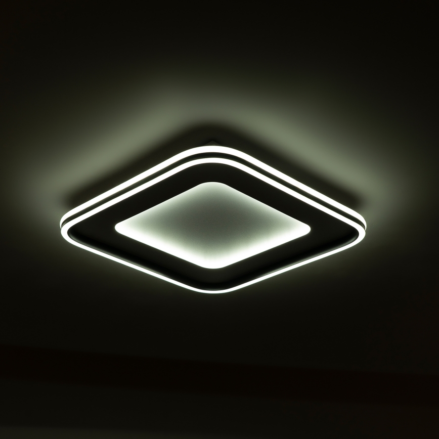 Brilagi - Candeeiro de teto LED dimerizável TRIVARO LED/88W/230V 3000-6000K 40x40 cm + comando remoto