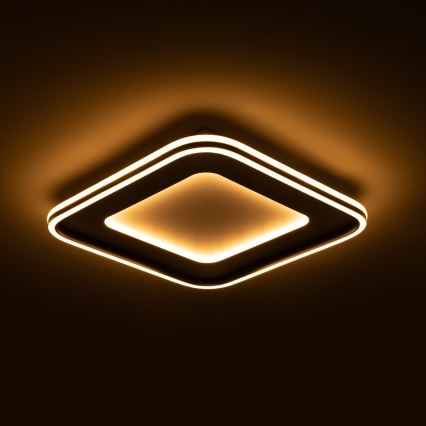 Brilagi - Candeeiro de teto LED dimerizável TRIVARO LED/88W/230V 3000-6000K 40x40 cm + comando remoto