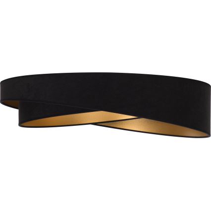 BRILAGI - Luminária de teto LED dimerizável VELVET TWIST LED/36W/230V 3000-6000K Ø 65 cm Wi-Fi Tuya Beacon preto/dourado + controlo remoto