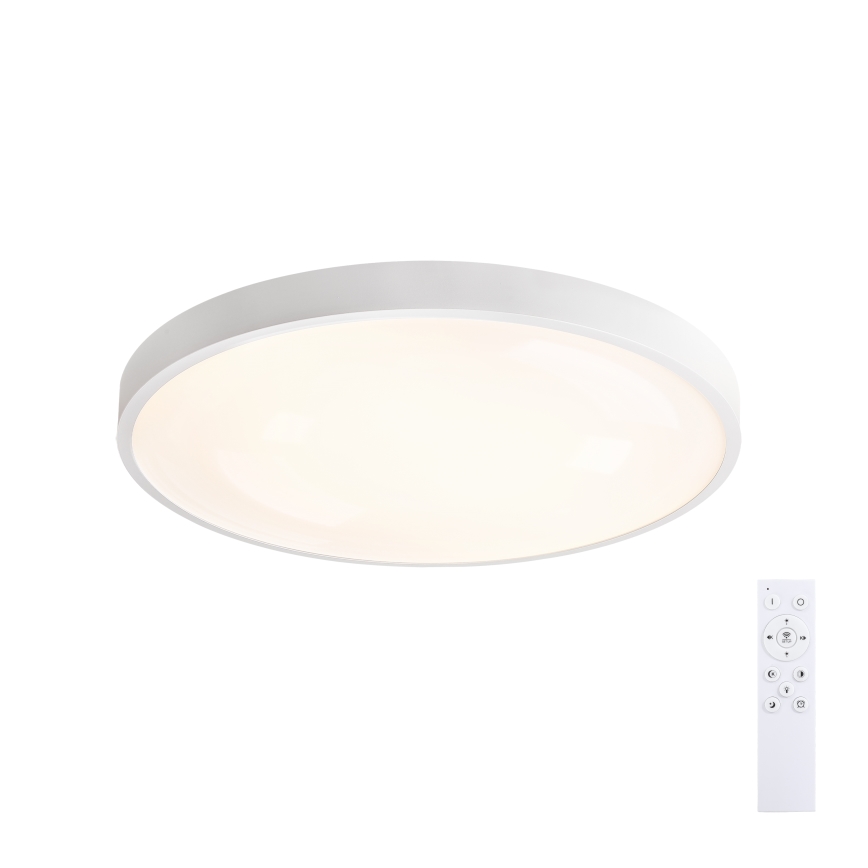 Brilagi - Luminária de teto LED dimerizável GLASS POOL DOUBLE LED/60W/230V 3000-6000K 50 cm branca + comando à distância