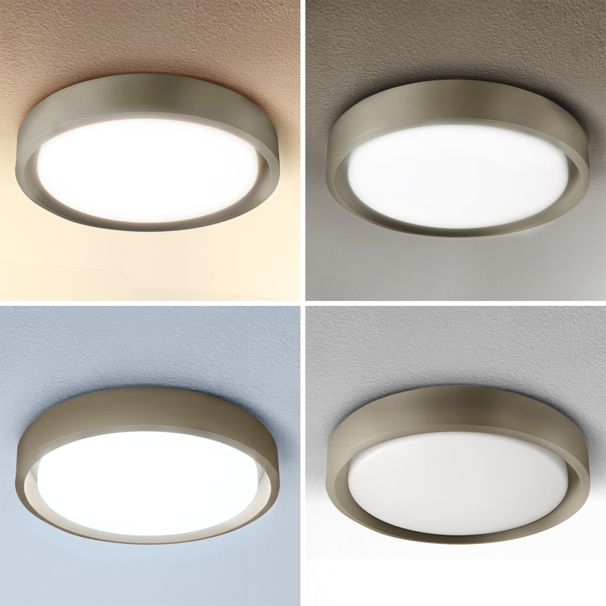 Brilagi - Candeeiro de tecto LED dimerizável MATTEO LED/48W/230V 3000-6500K Ø 41 cm taupe + controlo remoto