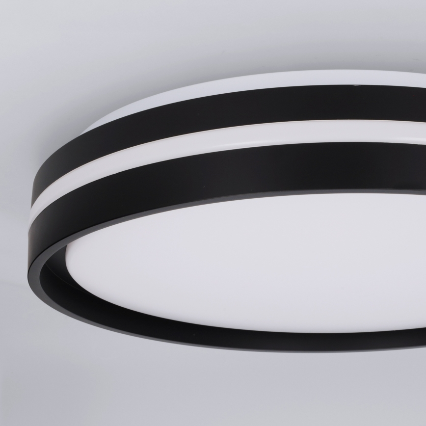 Brilagi - Candeeiro de tecto LED dimável NAOMI LED/48W/230V 3000-6500K Ø 39 cm preto + comando remoto
