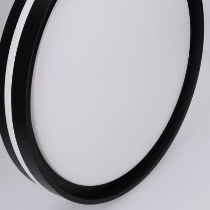 Brilagi - Candeeiro de tecto LED dimável NAOMI LED/48W/230V 3000-6500K Ø 39 cm preto + comando remoto