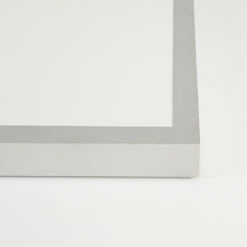 Brilagi - Luminária de tecto para casa de banho LED regulável FRAME SMART LED/50W/230V 60x60 cm 3000-6000K IP44 prateada + controlo remoto