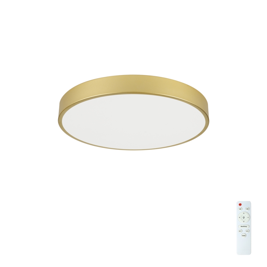 Brilagi - Candeeiro de tecto LED dimável POOL LED/60W/230V 3000-6000K Ø 60 cm dourado + controlo remoto