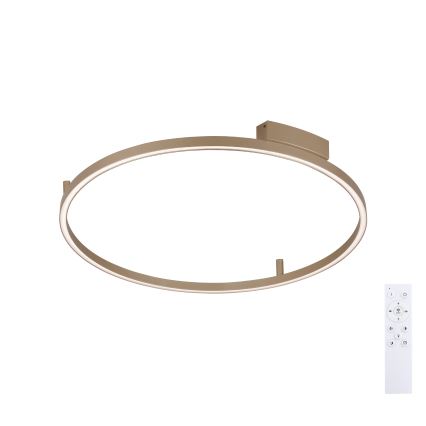Brilagi - Candeeiro de tecto LED regulável PORTOFINO LED/60W/230V 3000-6000K Ø 80 cm bege + comando remoto