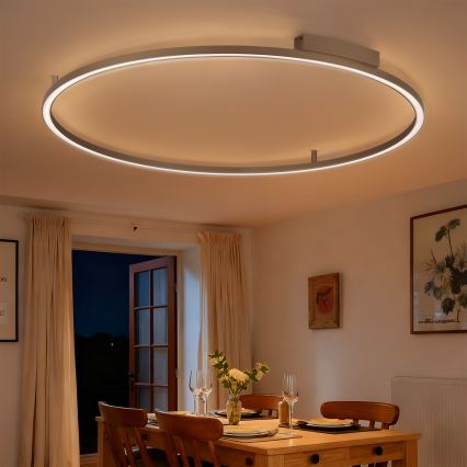 Brilagi - Candeeiro de teto LED regulável PORTOFINO LED/85W/230V 3000-6000K Ø 120 cm bege + controlo remoto