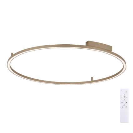 Brilagi - Candeeiro de teto LED regulável PORTOFINO LED/85W/230V 3000-6000K Ø 120 cm bege + controlo remoto