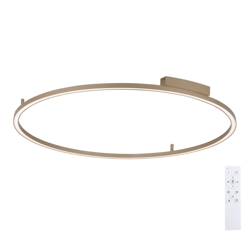 Brilagi - Candeeiro de teto LED regulável PORTOFINO LED/85W/230V 3000-6000K Ø 120 cm bege + controlo remoto