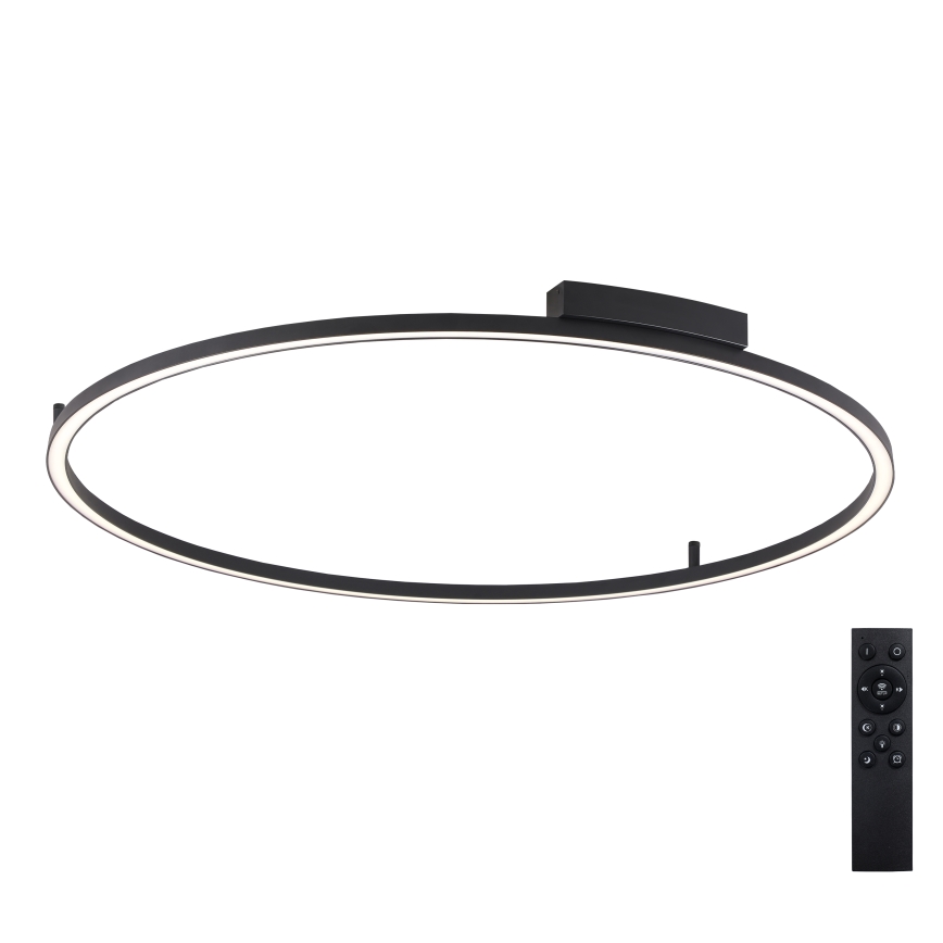 Brilagi - Candeeiro de teto dimerizável PORTOFINO LED/85W/230V 3000-6000K diâmetro 120 cm preto + controlo remoto