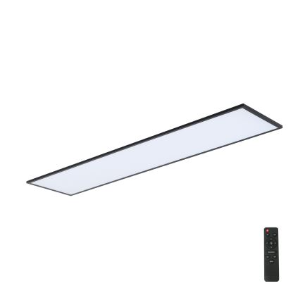 Brilagi - Candeeiro de teto LED regulável SLIMFRAME LED/58W/230V 120x30 cm 3000-6000K preto + controlo remoto