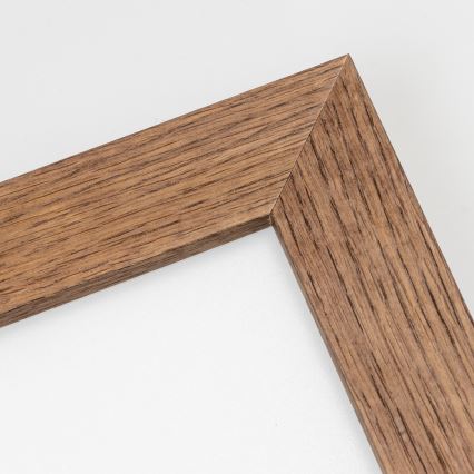 Brilagi - Luminária de teto LED regulável SLIMFRAME WOOD LED/36W/230V 49,5x49,5 cm 3000-6000K castanho escuro + comando remoto