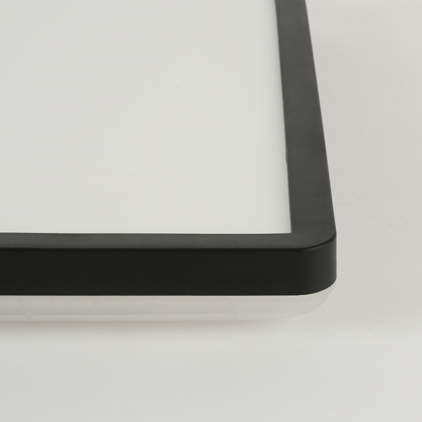 Brilagi - LED Luminária de tecto dimerizável ULTRA SLIM LED/18W/230V 2700-6500K 30x30 cm preta + comando remoto