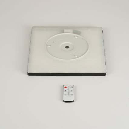 Brilagi - LED Luminária de tecto dimerizável ULTRA SLIM LED/18W/230V 2700-6500K 30x30 cm preta + comando remoto