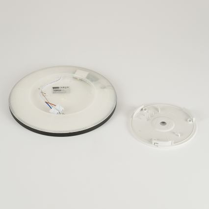 Brilagi - Luminária de tecto LED regulável ULTRA SLIM LED/18W/230V 2700-6500K Ø 30 cm preta + controlo remoto