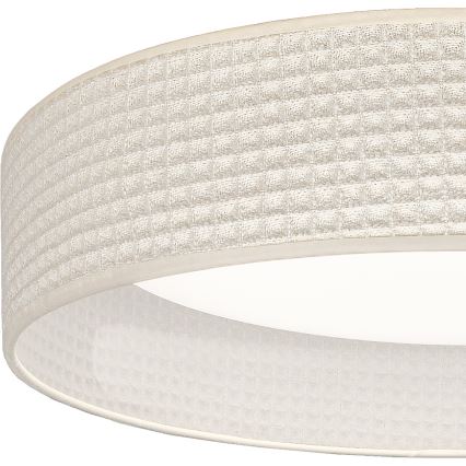 Brilagi - Luminária de teto LED dimerizável VELVET SMARTIX LED/36W/230V 3000-6000K Ø 55 cm creme Wi-Fi Tuya Beacon + controlo remoto