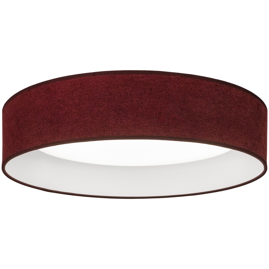 Brilagi - Luminária de tecto LED dimerizável VELVET SMART VARI LED/24W/230V 3000-6500K Ø45 cm bordô + controlo remoto