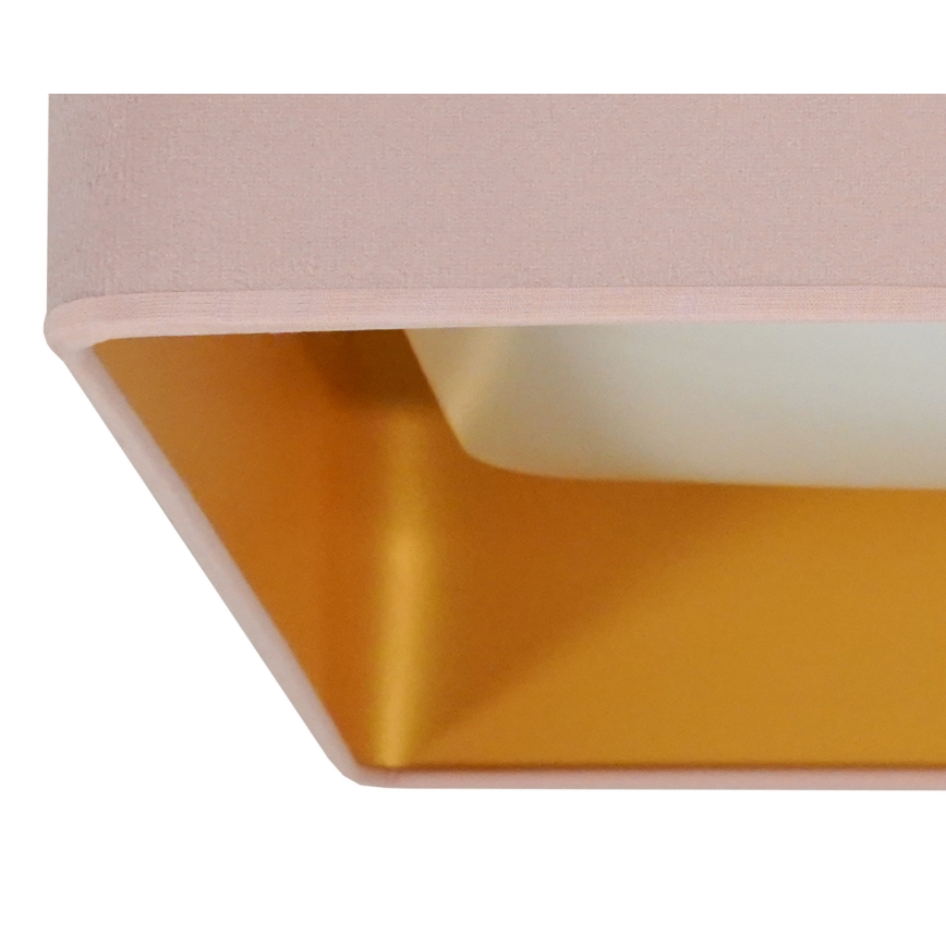 Brilagi - Candeeiro de teto LED regulável VELVET SQUARE LED/24W/230V 43x43 cm 3000/4000/6500K + controlo remoto rosa