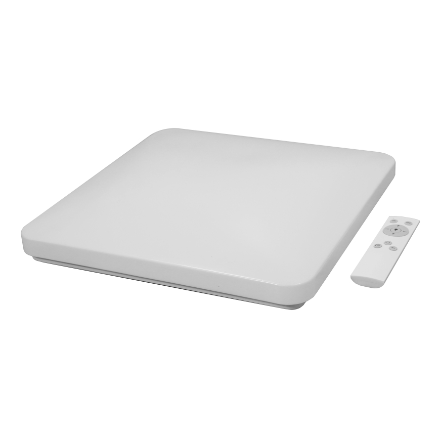 Brilagi - Candeeiro de teto LED regulável VELVET SQUARE LED/24W/230V 43x43 cm 3000/4000/6500K + controlo remoto rosa