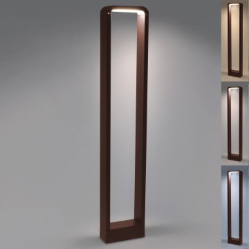 Brilagi - Candeeiro LED exterior BARI LED/7W/230V 3000/4000/6000K castanho IP54 80 cm