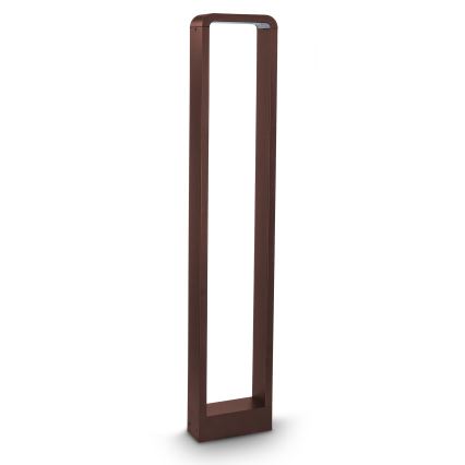 Brilagi - Candeeiro LED exterior BARI LED/7W/230V 3000/4000/6000K castanho IP54 80 cm