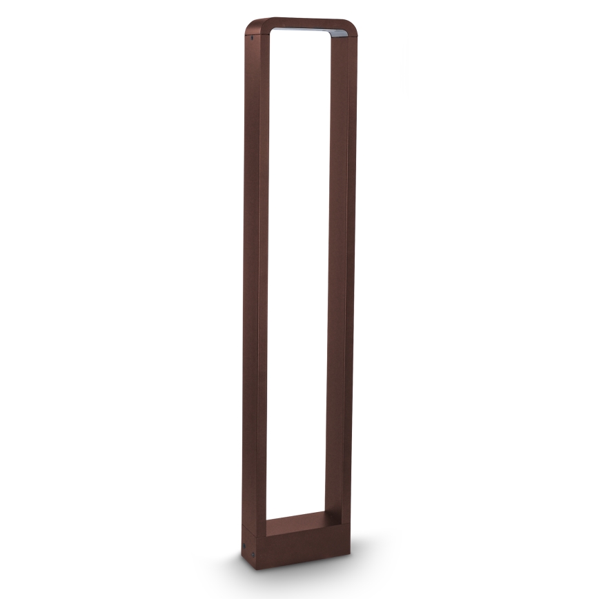 Brilagi - Candeeiro LED exterior BARI LED/7W/230V 3000/4000/6000K castanho IP54 80 cm