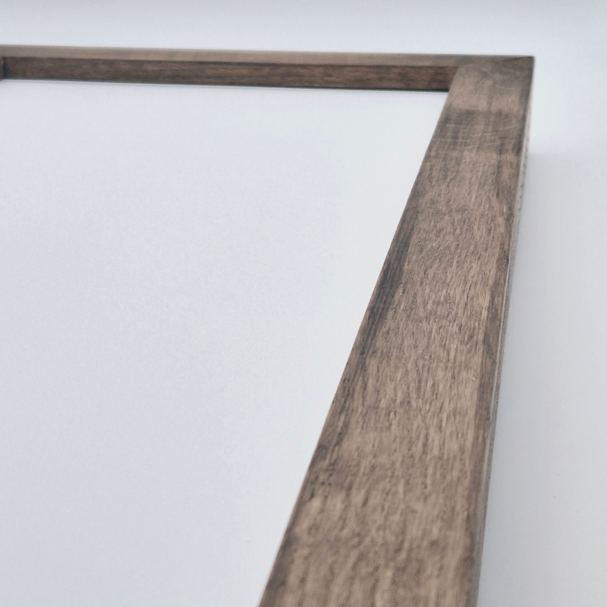 Brilagi - Candeeiro de tecto LED para casa de banho WOODY FRAME LED/40W/230V 120x30 cm IP44 carvalho nogueira