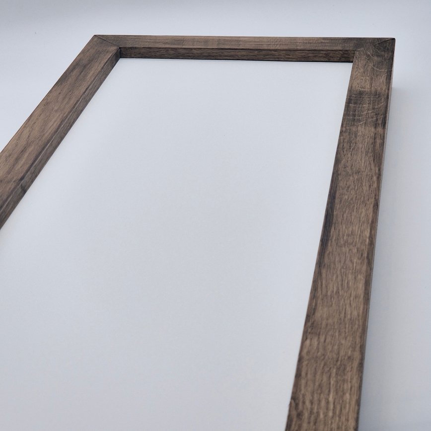 Brilagi - Luminária de teto para casa de banho WOODY FRAME LED/50W/230V 120x30 cm IP44 carvalho e nogueira