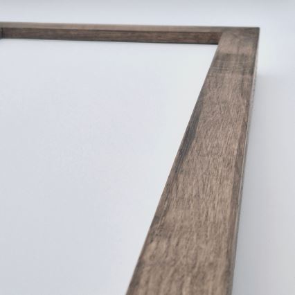 Brilagi - Luminária de teto para casa de banho WOODY FRAME LED/50W/230V 120x30 cm IP44 carvalho e nogueira