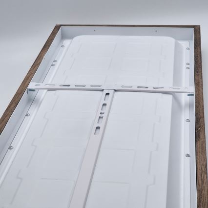 Brilagi - Luminária de teto para casa de banho WOODY FRAME LED/50W/230V 120x30 cm IP44 carvalho e nogueira