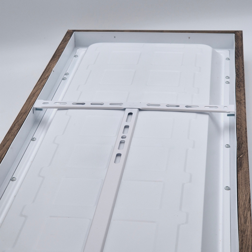 Brilagi - Luminária de teto para casa de banho WOODY FRAME LED/50W/230V 120x30 cm IP44 carvalho e nogueira