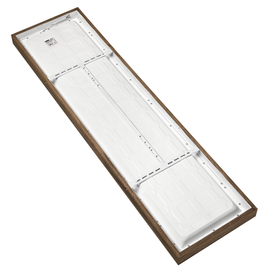 Brilagi - Luminária de teto para casa de banho WOODY FRAME LED/50W/230V 120x30 cm IP44 carvalho e nogueira