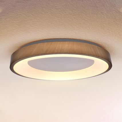 Brilagi - Candeeiro de teto LED regulável DORIA LED/60W/230V 3000-6500K diâmetro 60 cm + comando à distância