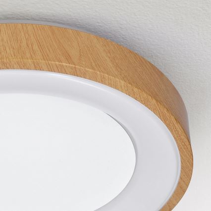 Brilagi - Candeeiro de teto LED regulável DORIA LED/60W/230V 3000-6500K diâmetro 60 cm + comando à distância