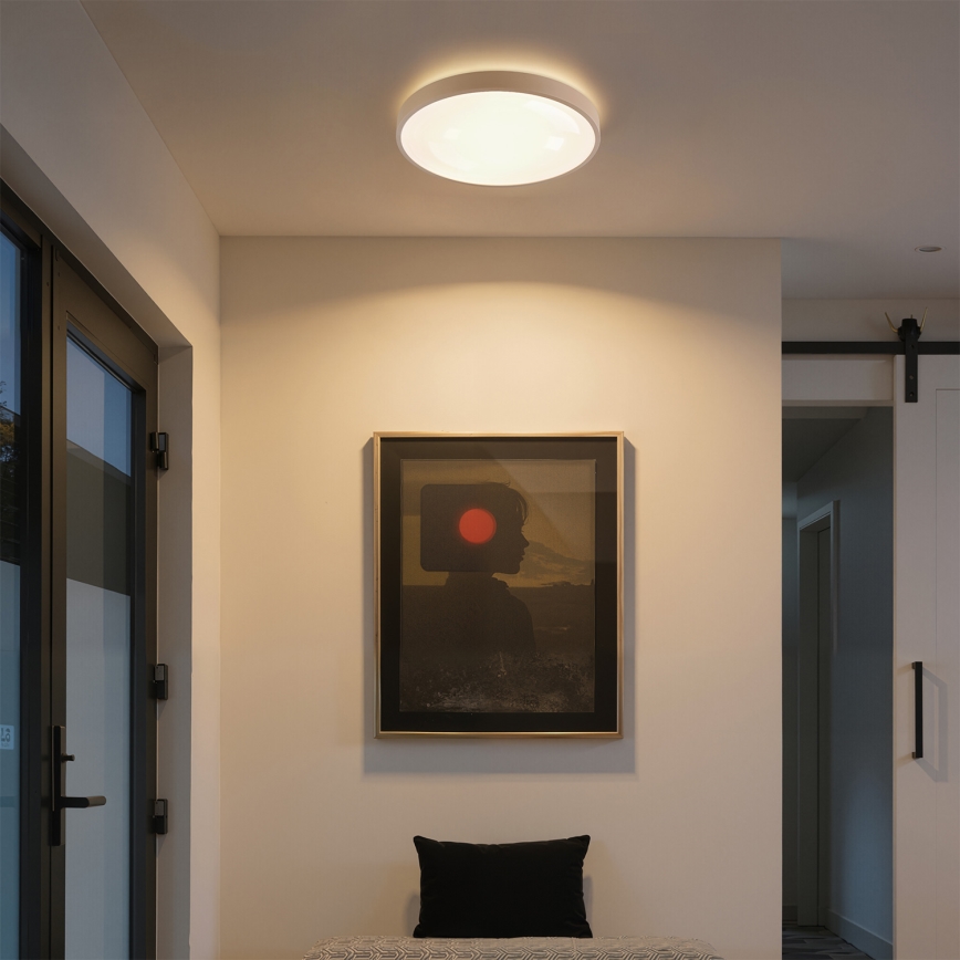 Brilagi - Candeeiro de teto LED dimerizável GLASS POOL DOUBLE LED/48W/230V 3000-6000K 40 cm bege + controlo remoto
