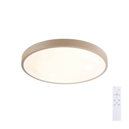 Brilagi - Candeeiro de teto LED dimerizável GLASS POOL DOUBLE LED/48W/230V 3000-6000K 40 cm bege + controlo remoto