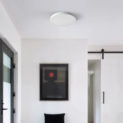 Brilagi - Luminária de teto LED dimerizável GLASS POOL DOUBLE LED/48W/230V 3000-6000K 40 cm branca + controlo remoto