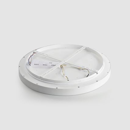 Brilagi - Luminária de teto LED dimerizável GLASS POOL DOUBLE LED/48W/230V 3000-6000K 40 cm branca + controlo remoto