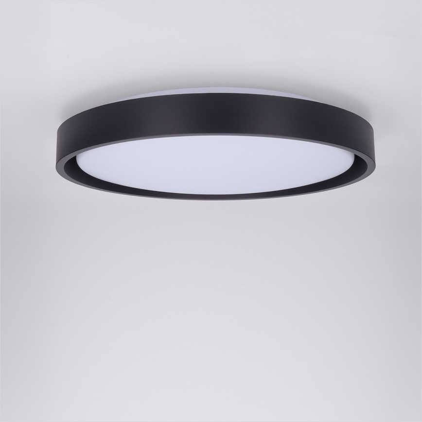 Brilagi - Candeeiro de teto LED dimerizável MATTEO LED/48W/230V 3000-6500K Ø 41 cm preto + controlo remoto