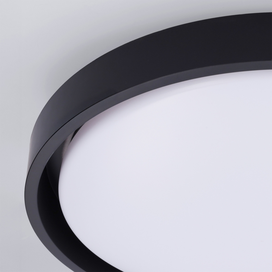 Brilagi - Candeeiro de teto LED dimerizável MATTEO LED/48W/230V 3000-6500K Ø 41 cm preto + controlo remoto