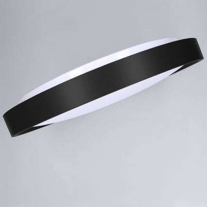 Brilagi - Candeeiro de teto LED dimerizável MATTEO LED/48W/230V 3000-6500K Ø 41 cm preto + controlo remoto