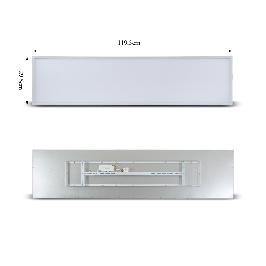 Brilagi - Luminária de teto regulável SLIMFRAME LED/58W/230V 120x30 cm 3000-6000K branca + comando remoto