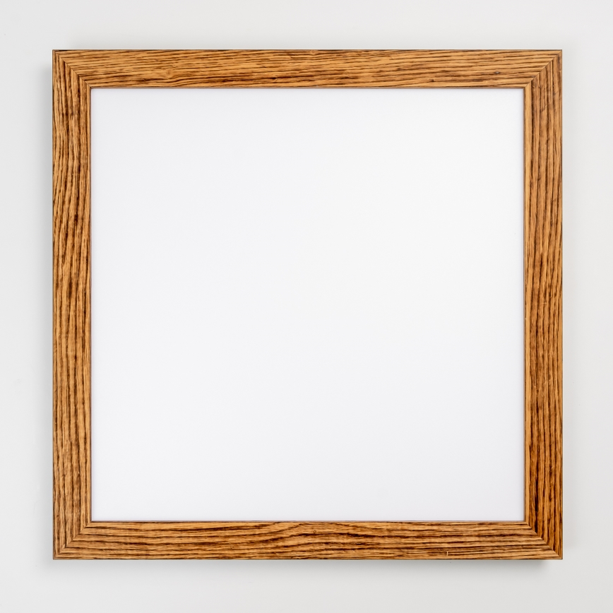 Brilagi - Candeeiro de teto LED dimerizável SLIMFRAME WOOD LED/58W/230V 64x64 cm 3000-6000K castanho + controlo remoto