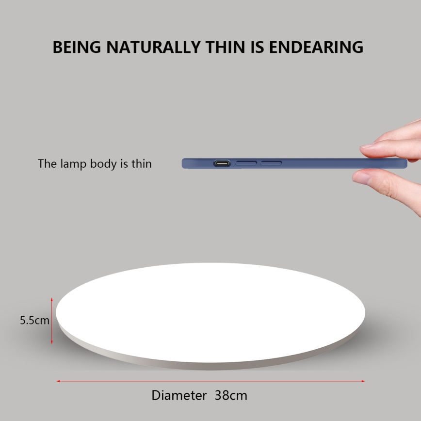 Brilagi - Luminária LED regulável SMART STARS LED/24W/230V Ø 38 cm 2700-6500K Wi-Fi Tuya + comando remoto