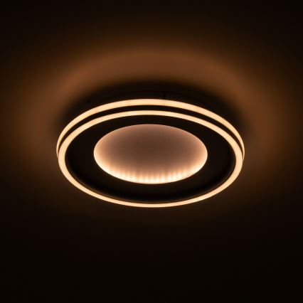 Brilagi - Luminária de teto LED regulável TRIVARO LED/56W/230V 3000-6000K diâmetro 30 cm + comando remoto