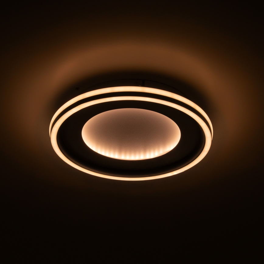 Brilagi - Luminária de teto LED regulável TRIVARO LED/56W/230V 3000-6000K diâmetro 30 cm + comando remoto