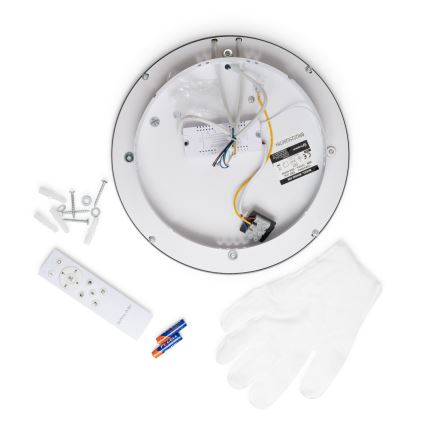 Brilagi - Luminária de teto LED regulável TRIVARO LED/56W/230V 3000-6000K diâmetro 30 cm + comando remoto