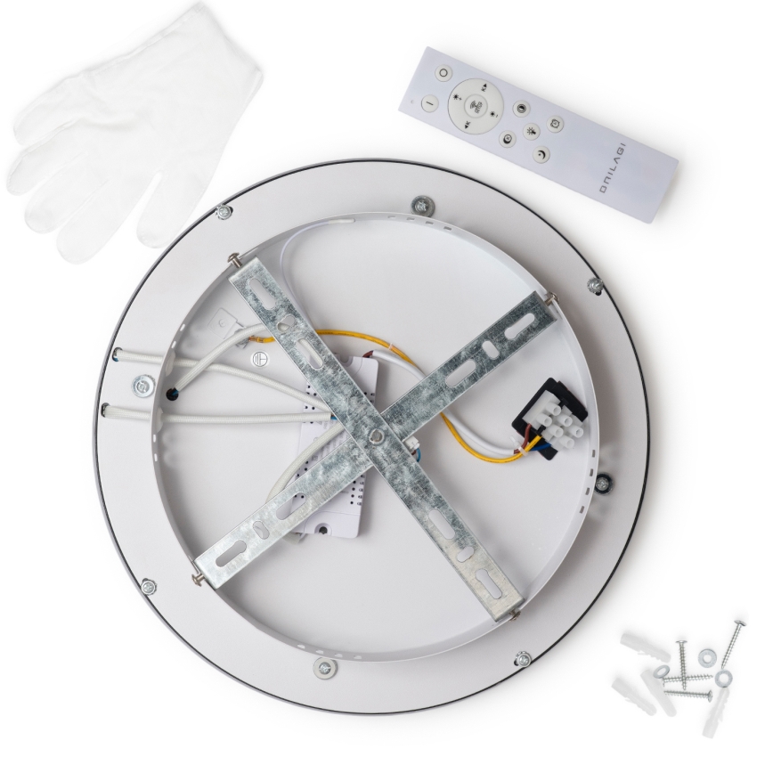 Brilagi - Candeeiro de tecto LED dimerizável TRIVARO LED/72W/230V 3000-6000K Ø 40 cm + comando remoto