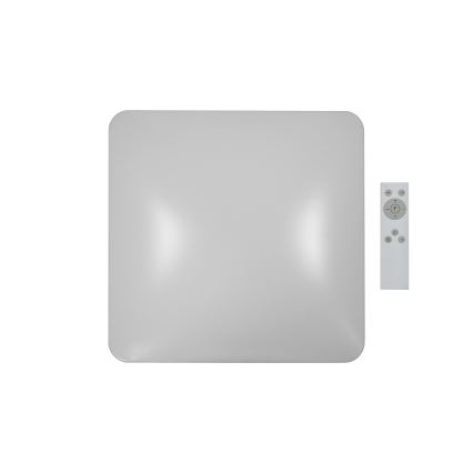 Brilagi - Candeeiro de tecto LED regulável VELVET SQUARE LED/24W/230V 43x43 cm 3000/4000/6500K + comando remoto preto